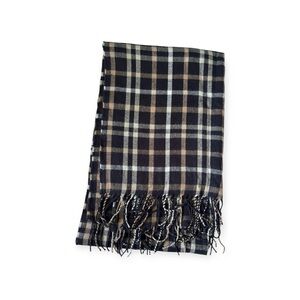 Jcrew  Plaid Scarf - Black and Brown NWOT